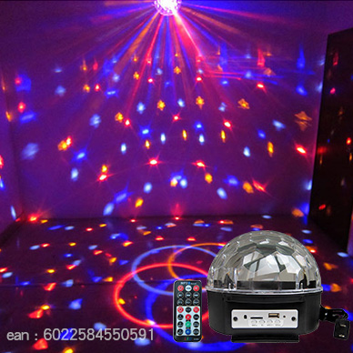 6色MP3水晶彩灯